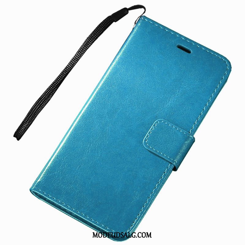 Samsung Galaxy A5 2017 Etui Cover Beskyttelse Blå Folio Tegnebog