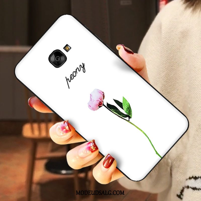 Samsung Galaxy A5 2017 Etui Cover Malet Af Personlighed Hvid Blød