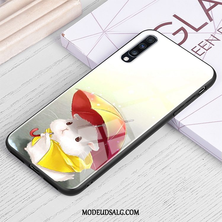 Samsung Galaxy A50 Etui Anti-fald Gul Smuk Cover Simple