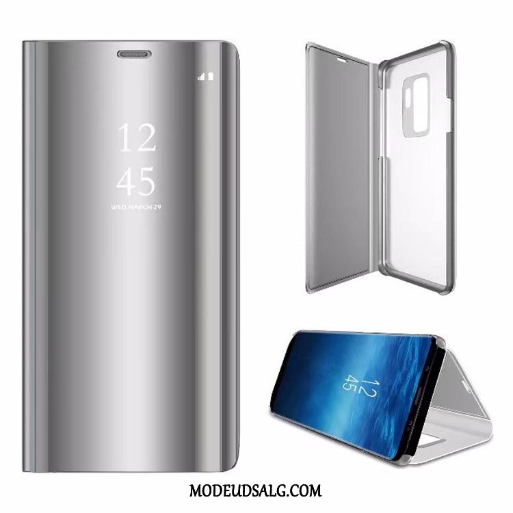 Samsung Galaxy A6+ Etui Hård Spejl Cover Sølv