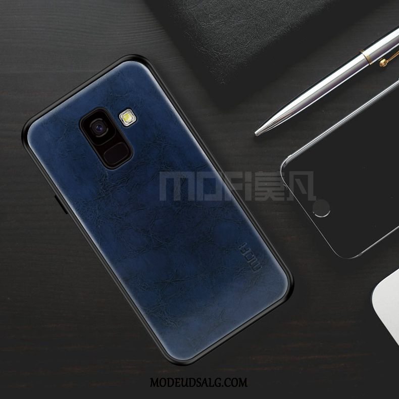 Samsung Galaxy A6 Etui Silikone Business Tynd Blå Cover