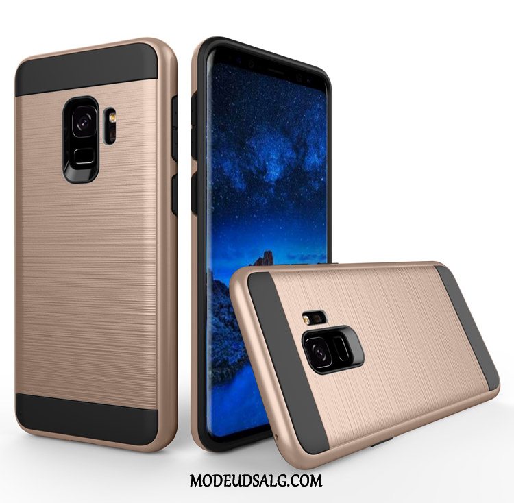 Samsung Galaxy A8 Etui Cover Guld Silke Alt Inklusive Anti-fald
