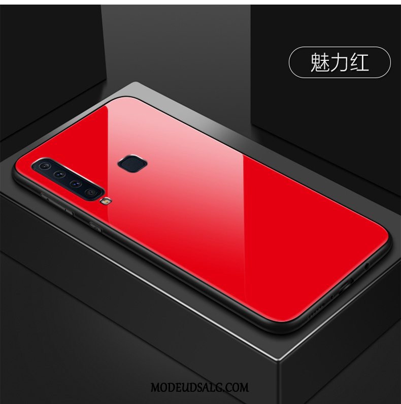 Samsung Galaxy A9 Etui / Cover Vind Rød Glas Beskyttelse Simple