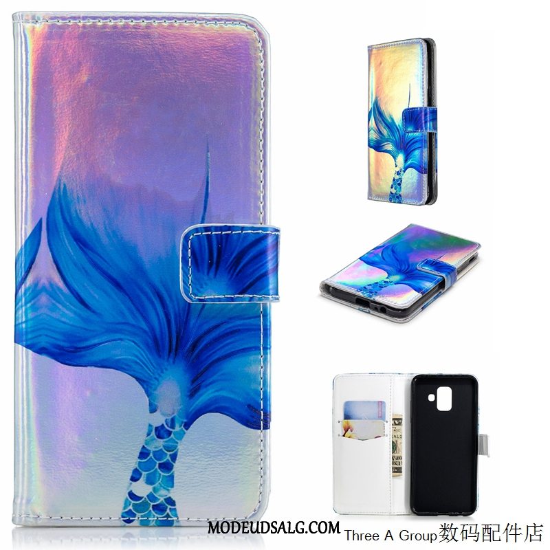 Samsung Galaxy J6 Etui Clamshell Silikone-etui Beskyttelse Kreativ Cover