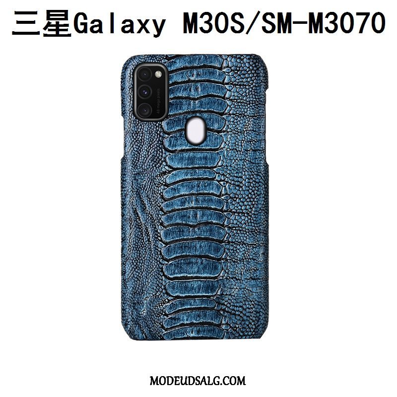 Samsung Galaxy M30s Etui / Cover Fugl Tilpas Beskyttelse Ægte Læder