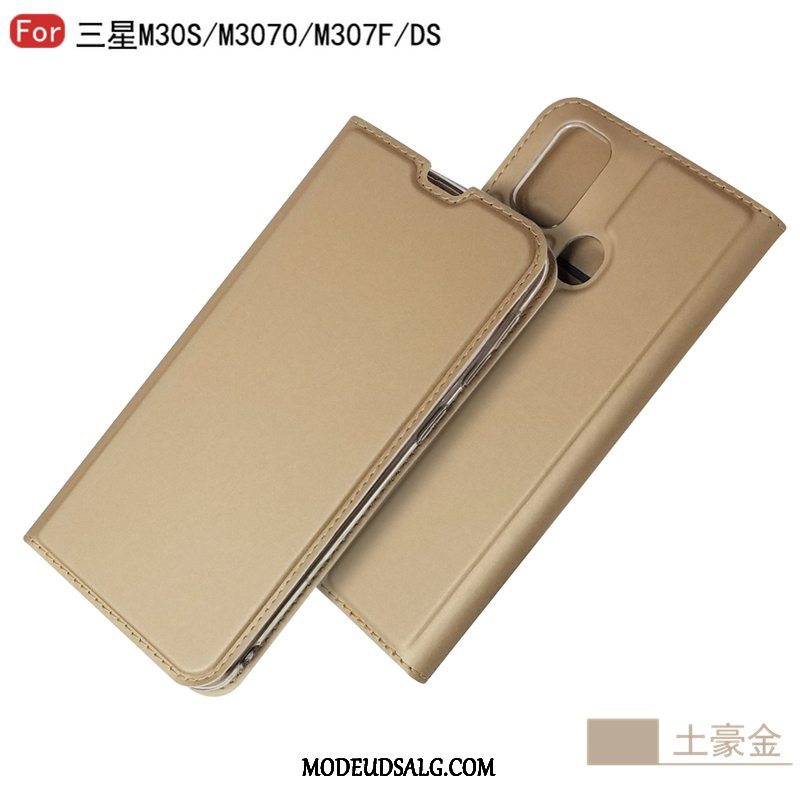 Samsung Galaxy M30s Etui / Cover Tegnebog Business Kort Lædertaske Clamshell