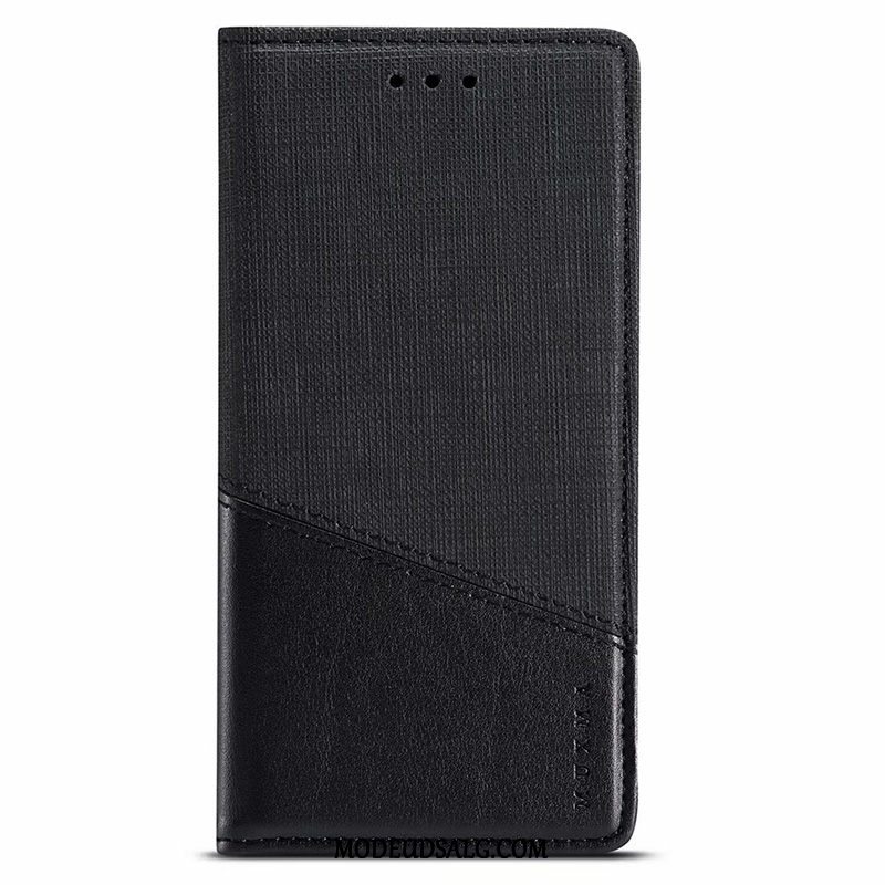 Samsung Galaxy Note 10 Etui / Cover Fold Folio Lædertaske Sort