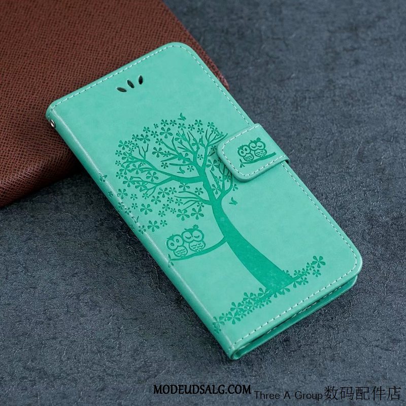 Samsung Galaxy Note 10 Lite Etui Anti-fald Grøn Folio Lædertaske
