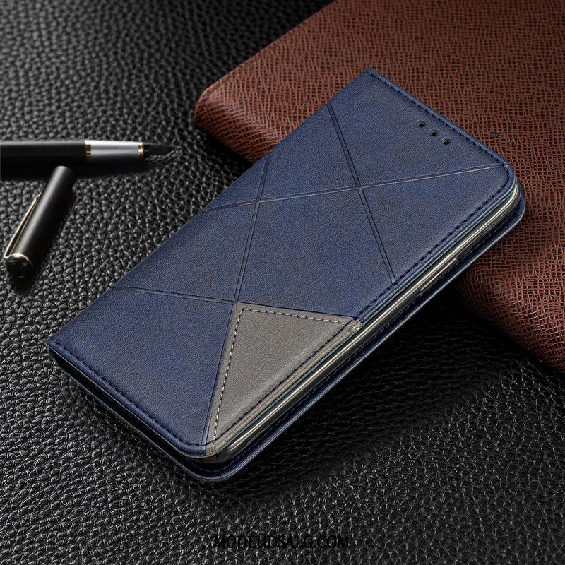 Samsung Galaxy Note 10 Lite Etui Cover Folio Beskyttelse Automatisk Blå