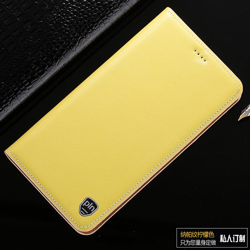 Samsung Galaxy Note 10 Lite Etui Cover Mønster Gul Lædertaske Beskyttelse