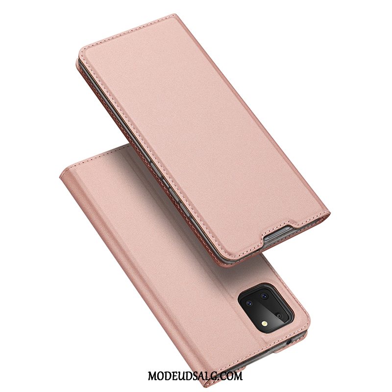Samsung Galaxy Note 10 Lite Etui Lædertaske Folio Beskyttelse Silikone Blød