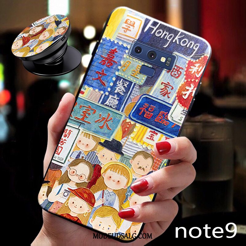 Samsung Galaxy Note 9 Etui / Cover Af Personlighed Smuk Blå Kreativ Trendy