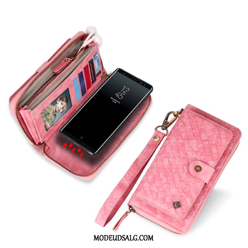 Samsung Galaxy Note 9 Etui Lædertaske Tegnebog Magnetisk Beskyttelse Clutch