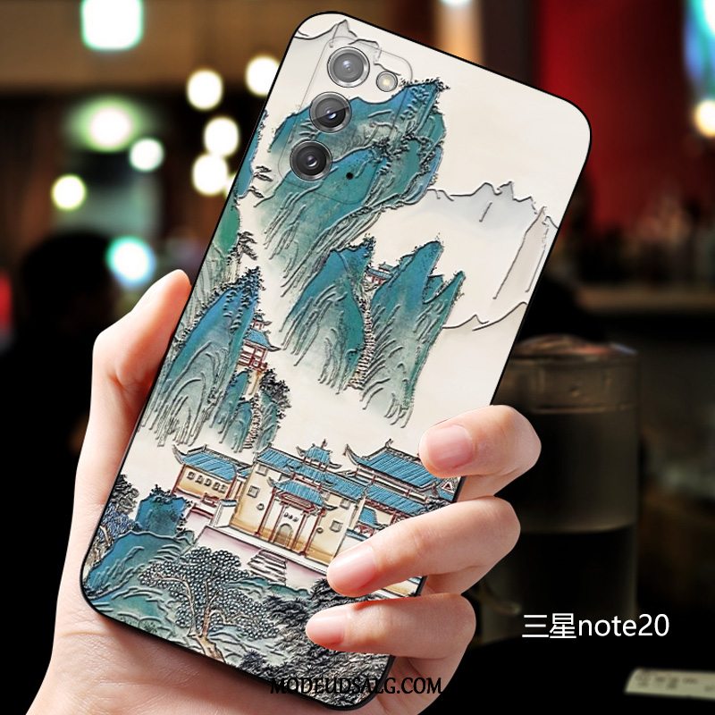 Samsung Galaxy Note20 Etui / Cover Kinesisk Stil Blød Anti-fald Af Personlighed
