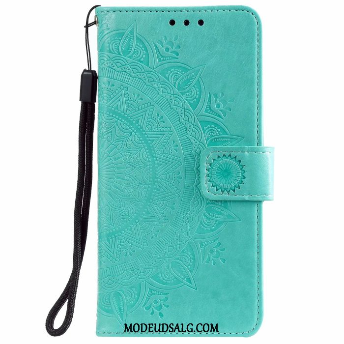Samsung Galaxy Note20 Etui Kort Grøn Cover Folio Beskyttelse