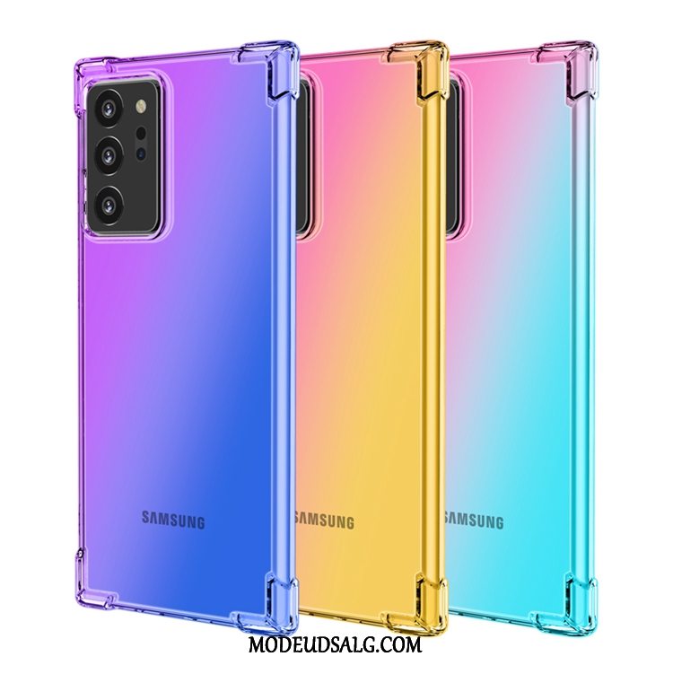 Samsung Galaxy Note20 Ultra Etui Gasbag Lilla Alt Inklusive Anti-fald