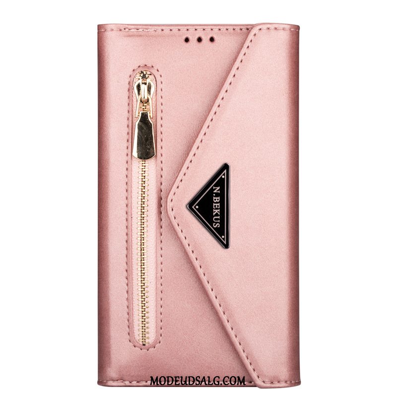 Samsung Galaxy Note20 Ultra Etui Lyserød Folio Lædertaske