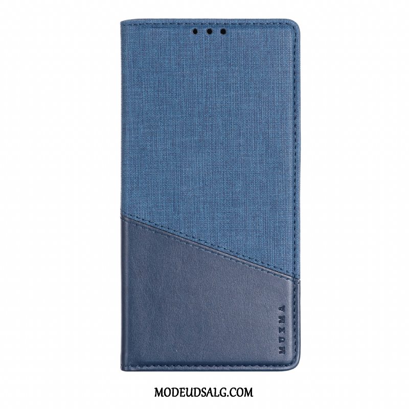 Samsung Galaxy S41 Etui / Cover Lædertaske Mørkeblå Beskyttelse Anti-fald Vintage