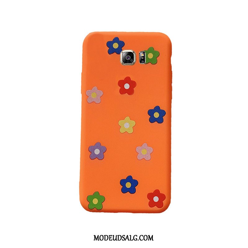 Samsung Galaxy S7 Edge Etui / Cover Lille Sektion Frisk Cartoon Smuk Blomster