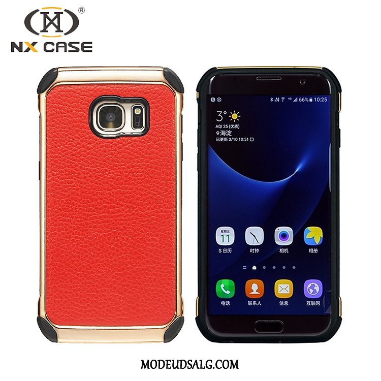 Samsung Galaxy S7 Edge Etui / Cover Rød Bagdæksel