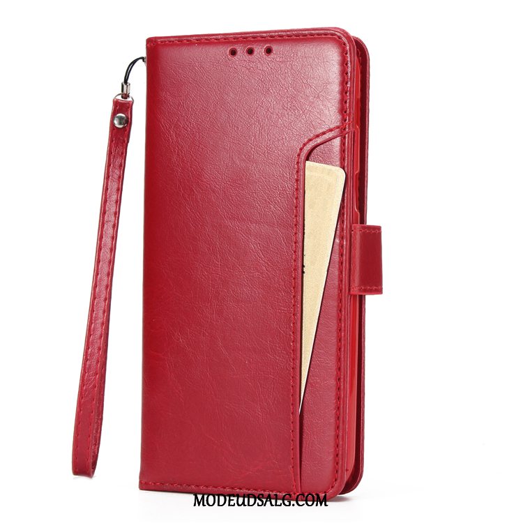 Samsung Galaxy S7 Etui / Cover Alt Inklusive Rød Clamshell Lædertaske Anti-fald
