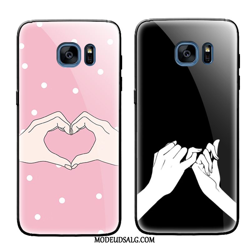 Samsung Galaxy S7 Etui / Cover Beskyttelse Elskeren Af Personlighed Alt Inklusive Sort