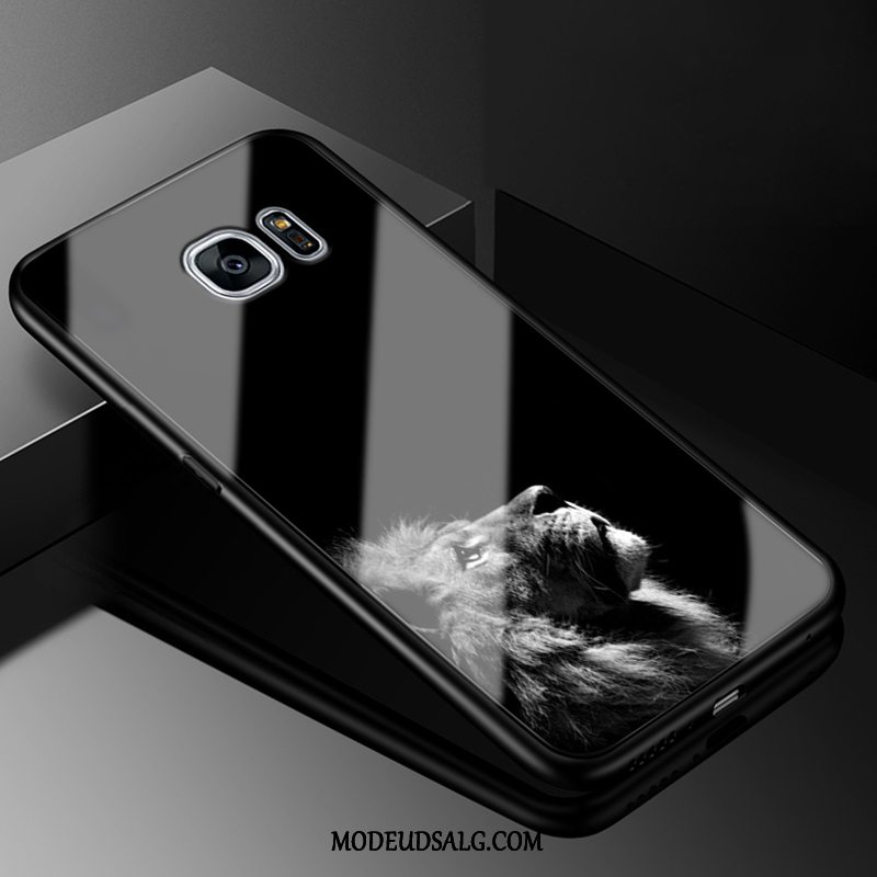 Samsung Galaxy S7 Etui Mode Sort Trend Hård Glas