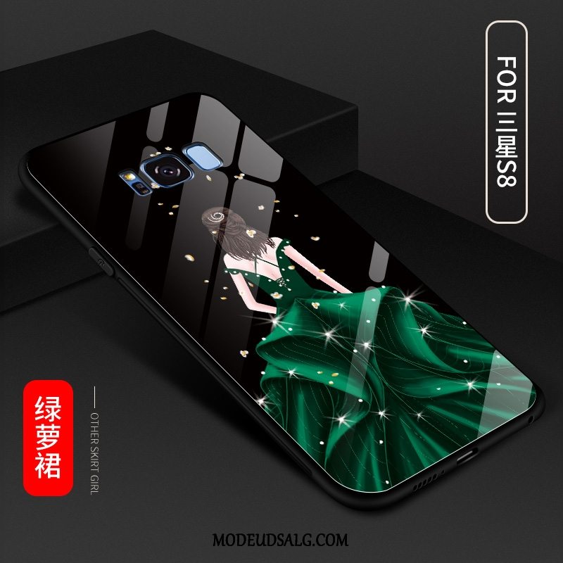 Samsung Galaxy S8 Etui Kreativ Trend Grøn Blød Af Personlighed
