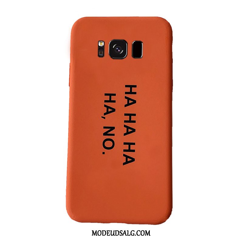 Samsung Galaxy S8+ Etui Net Red Alfabet Nubuck Ny Orange