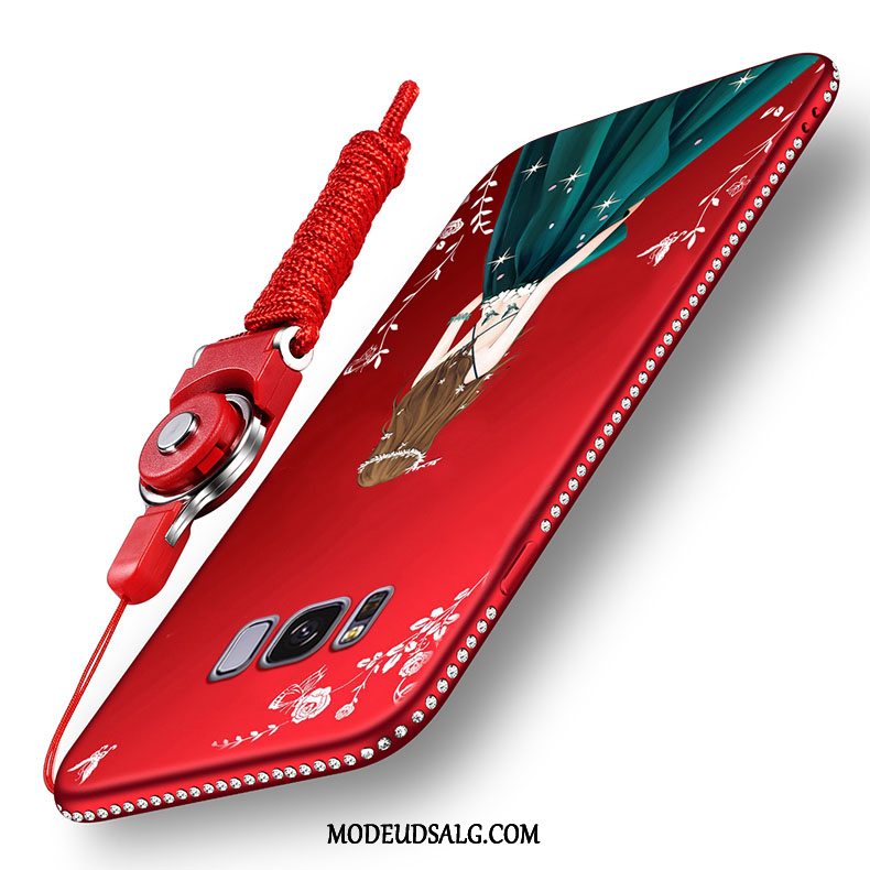 Samsung Galaxy S8 Etui Rød Blød Trend Beskyttelse Silikone