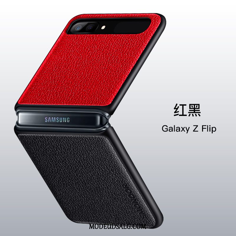 Samsung Z Flip Etui / Cover Sort Alt Inklusive Beskyttelse Anti-fald Ensartet