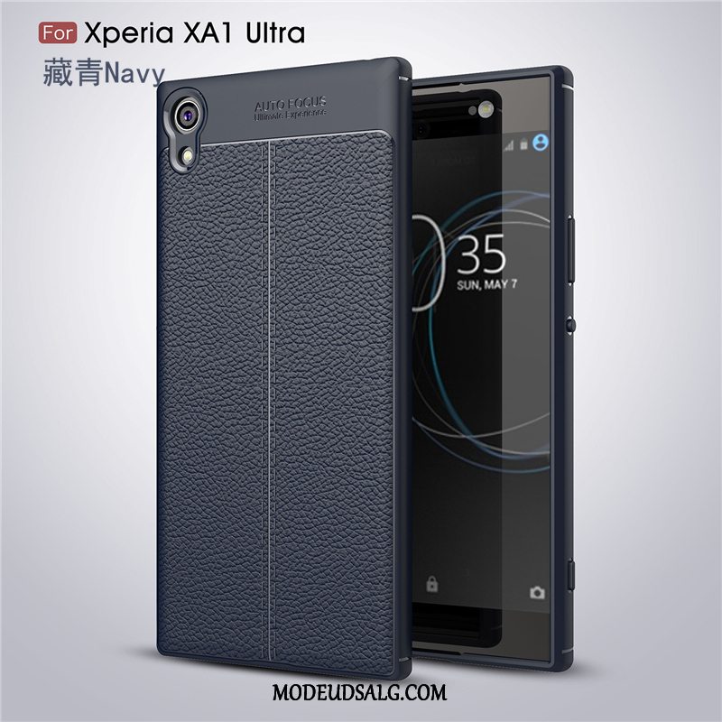 Sony Xperia Xa1 Ultra Etui Ny Business Anti-fald Blød Silikone