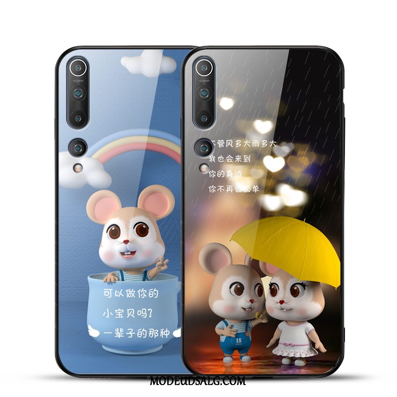 Xiaomi Mi 10 Etui / Cover Anti-fald Net Red Glas Elskeren