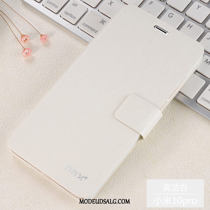 Xiaomi Mi 10 Pro Etui Alt Inklusive Beskyttelse Lille Sektion Anti-fald Lædertaske