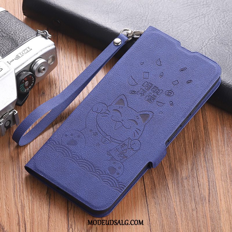 Xiaomi Mi 10 Pro Etui Blå Cover Silikone Beskyttelse Lille Sektion