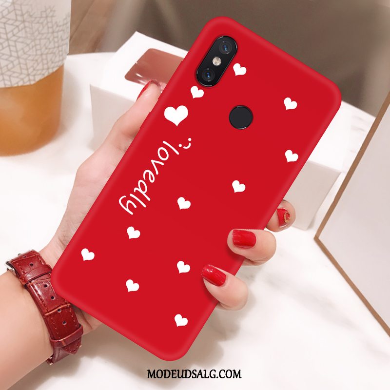 Xiaomi Mi 8 Etui Af Personlighed Blød Net Red Kærlighed Beskyttelse