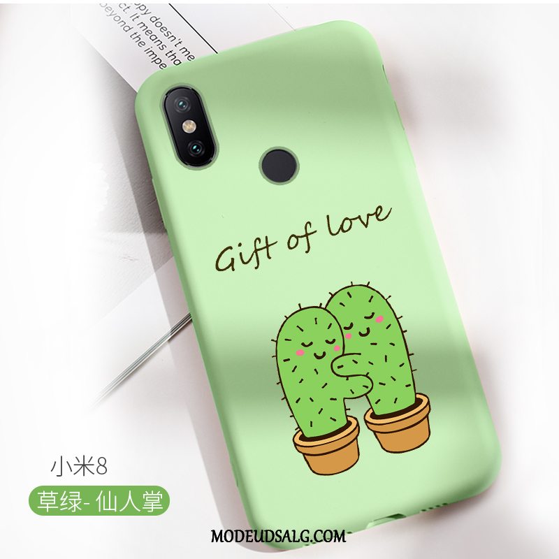 Xiaomi Mi 8 Etui Grøn Nubuck Anti-fald Kreativ Lille Sektion