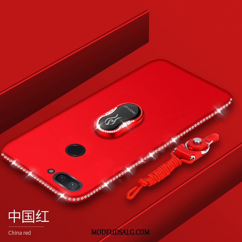 Xiaomi Mi 8 Lite Etui Hængende Ornamenter Alt Inklusive Beskyttelse Strass Blød