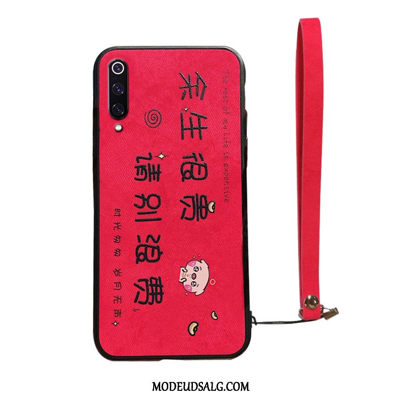 Xiaomi Mi 9 Etui Ny Anti-fald Hængende Ornamenter Trendy Rød