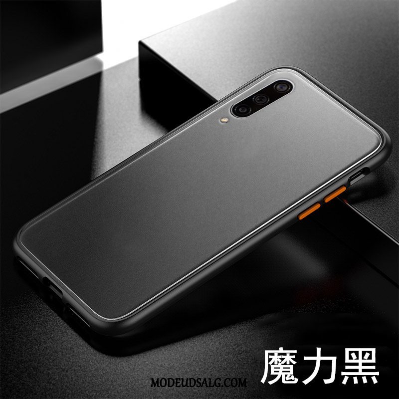 Xiaomi Mi 9 Lite Etui Beskyttelse Cover Trend Sort Gennemsigtig