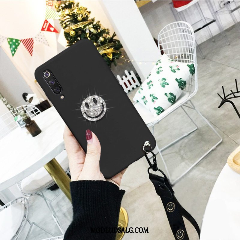 Xiaomi Mi 9 Lite Etui / Cover Strass Silikone Smiley Mønster Beskyttelse