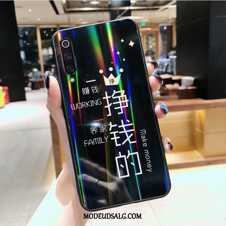 Xiaomi Mi 9 Lite Etui Lille Sektion Af Personlighed Mønster Sort Anti-fald