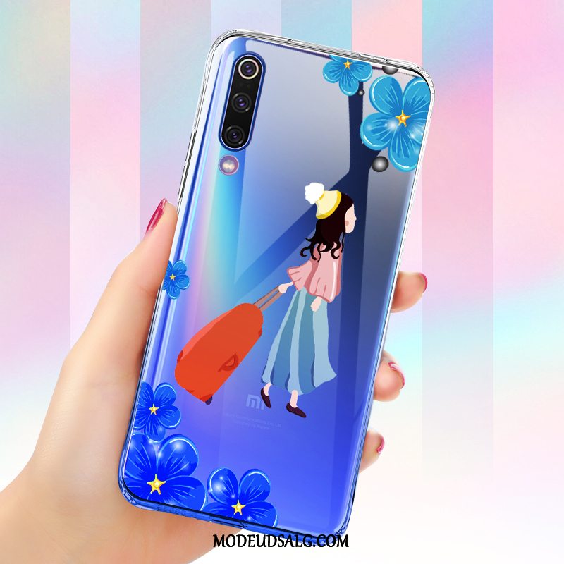 Xiaomi Mi 9 Se Etui Cover Lille Sektion Gradient Farve Blå Blød
