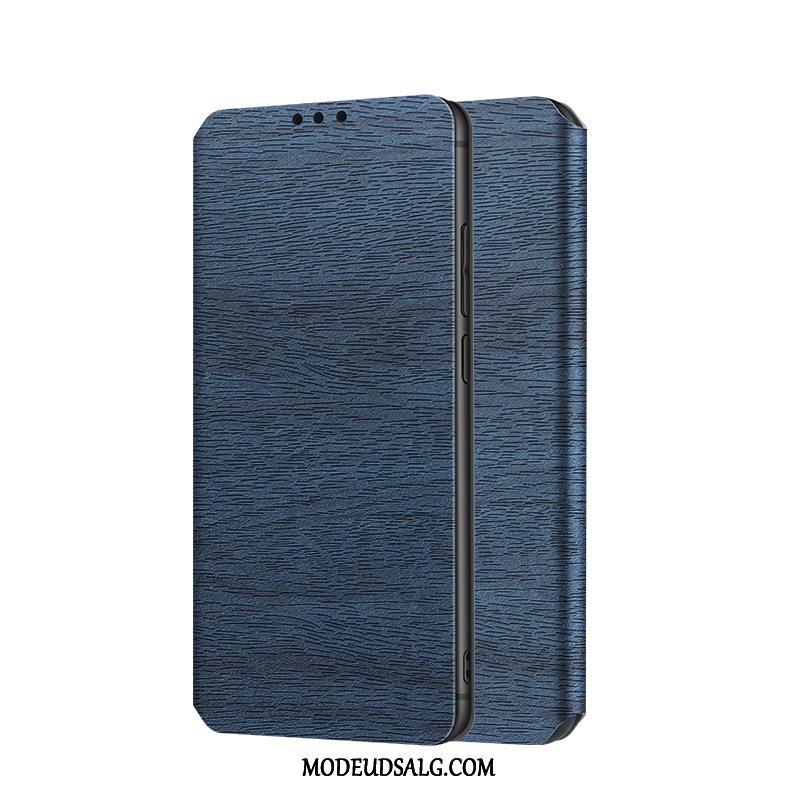 Xiaomi Mi 9t Etui Anti-fald Blå Trend Cover Folio