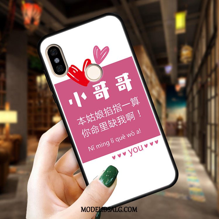 Xiaomi Mi A2 Etui / Cover Trend Af Personlighed Cartoon Elskeren Nubuck