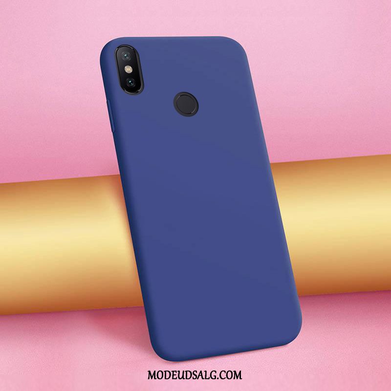 Xiaomi Mi A2 Etui Dyb Farve Nubuck Beskyttelse Anti-fald Solid Farve