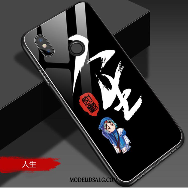 Xiaomi Mi A2 Lite Etui / Cover Hærdet Glas Anti-fald Alt Inklusive Elskeren