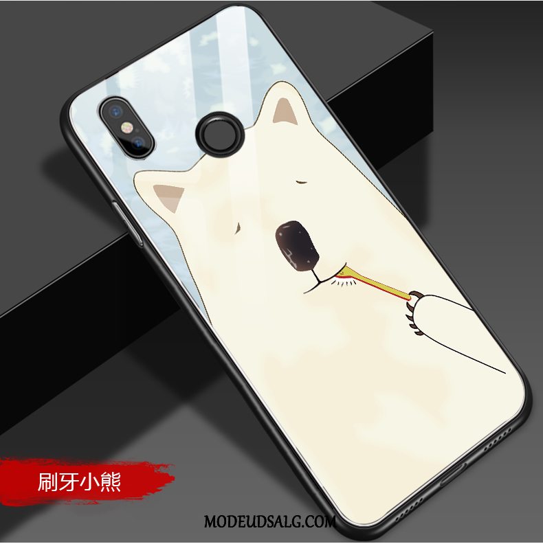Xiaomi Mi A2 Lite Etui Kat Hængende Ornamenter Spejl Hund Nuttet