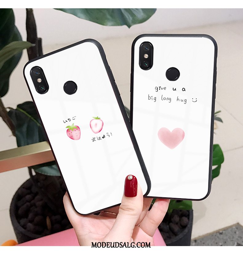 Xiaomi Mi Max 3 Etui Elskeren Kreativ Lille Sektion Beskyttelse Hvid
