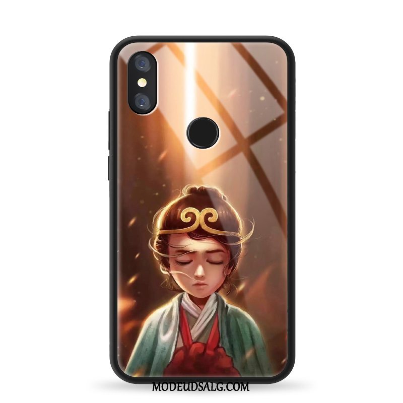 Xiaomi Mi Mix 2s Etui Simple Af Personlighed Glas Stor Bagdæksel